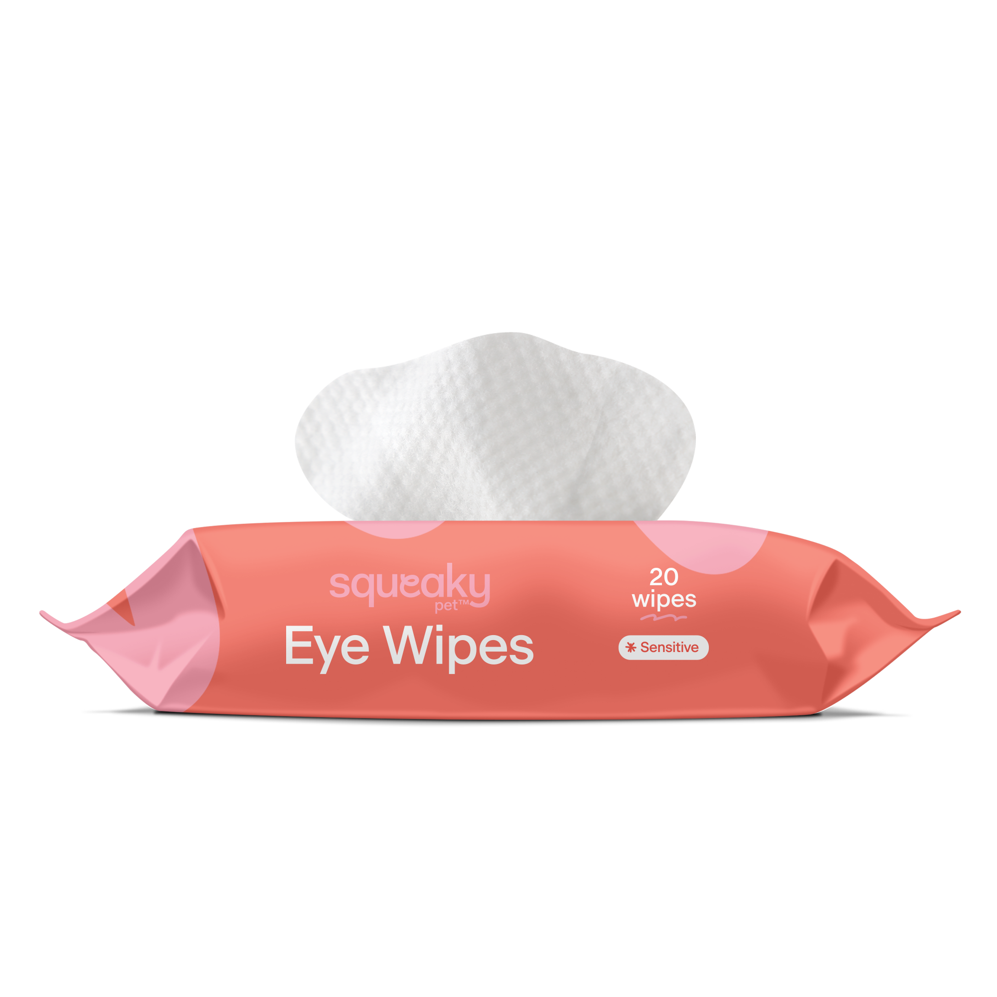 Squeaky Pet Probiotic Pet Eye Wipes 20pk
