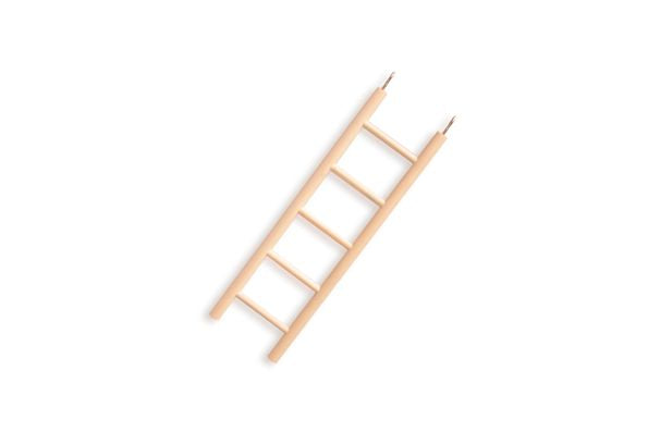 Kazoo 5-Step Bird Wooden Ladder