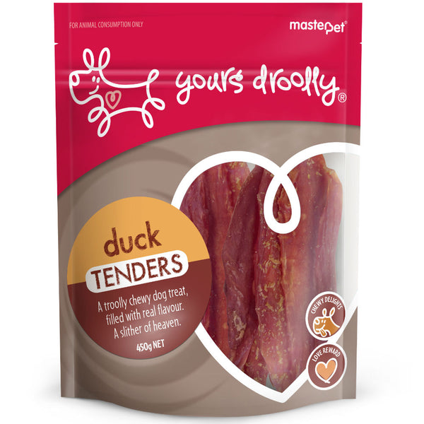 Yours Droolly Duck Tenders Dog Treats 450g