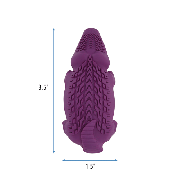 Arm and Hammer Super Treadz Mini Gator Dental Dog Toy