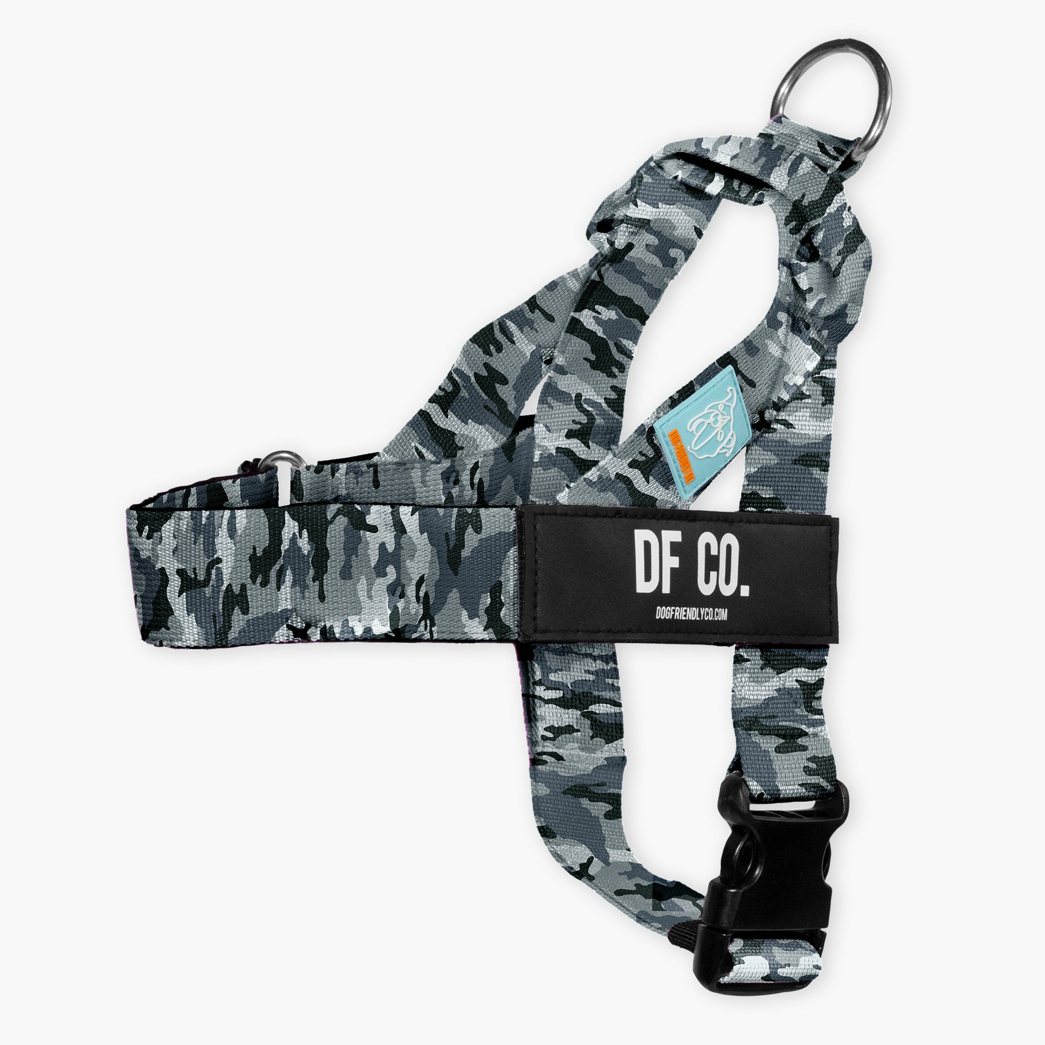 Dog Friendly Co. Dog Harness Grey Camo