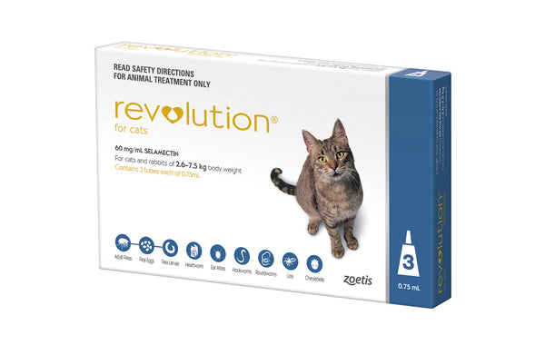 Revolution For Cats 2.6-7.5kg