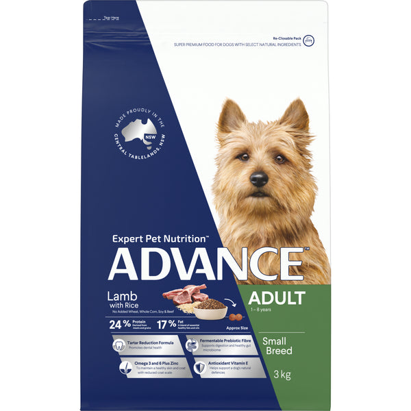 Advance Lamb and Rice Small Breed Adult Dry Dog Food