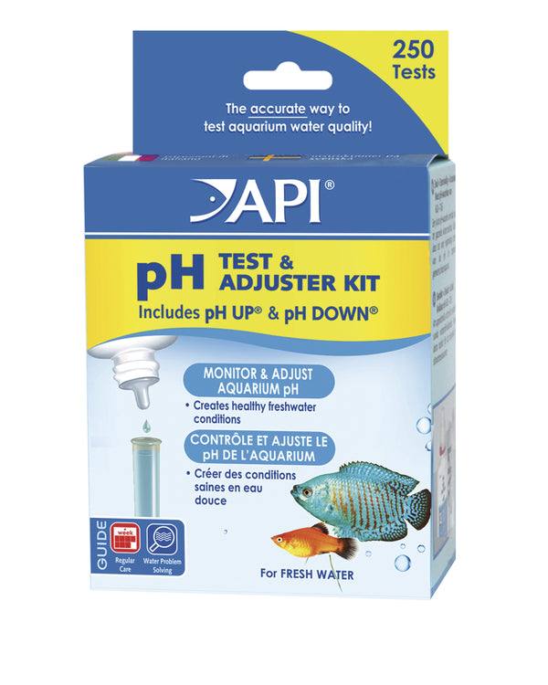 API Freshwater Deluxe pH Test Kit with Liquid Adjusters