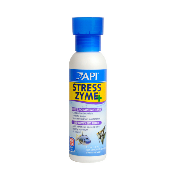 API Stress Zyme Freshwater and Saltwater Aquarium Water Cleaner