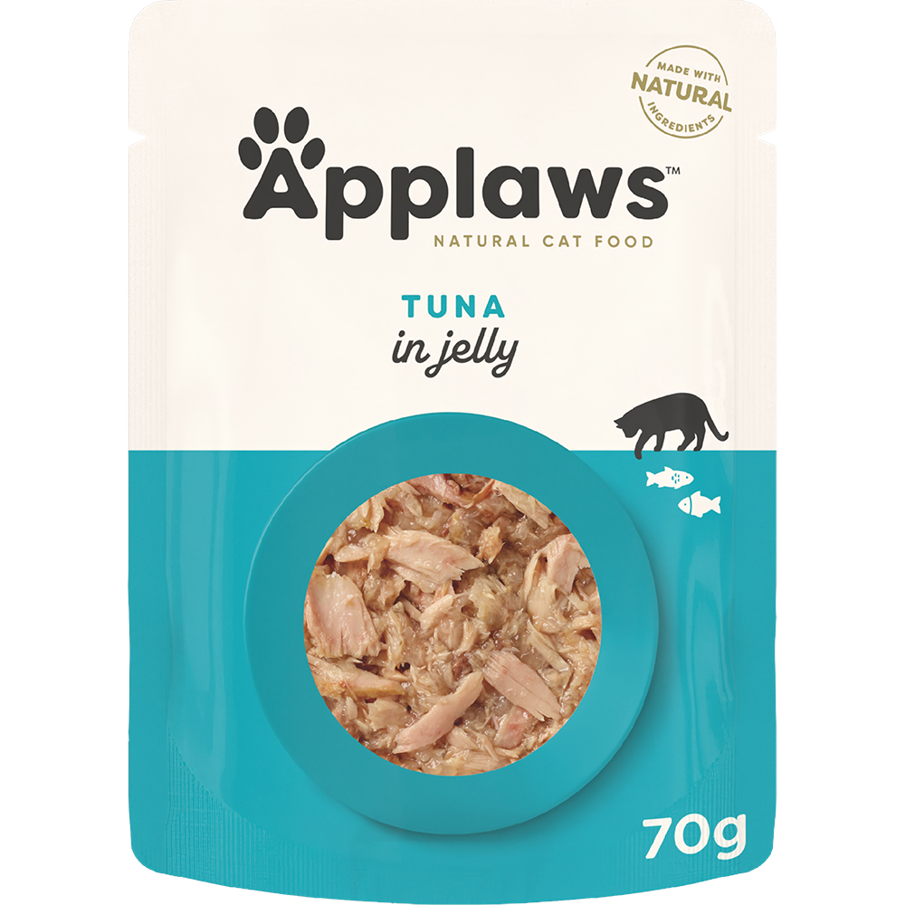 Applaws Natural Wet Cat Pouch Tuna Wholemeat 70g x 16