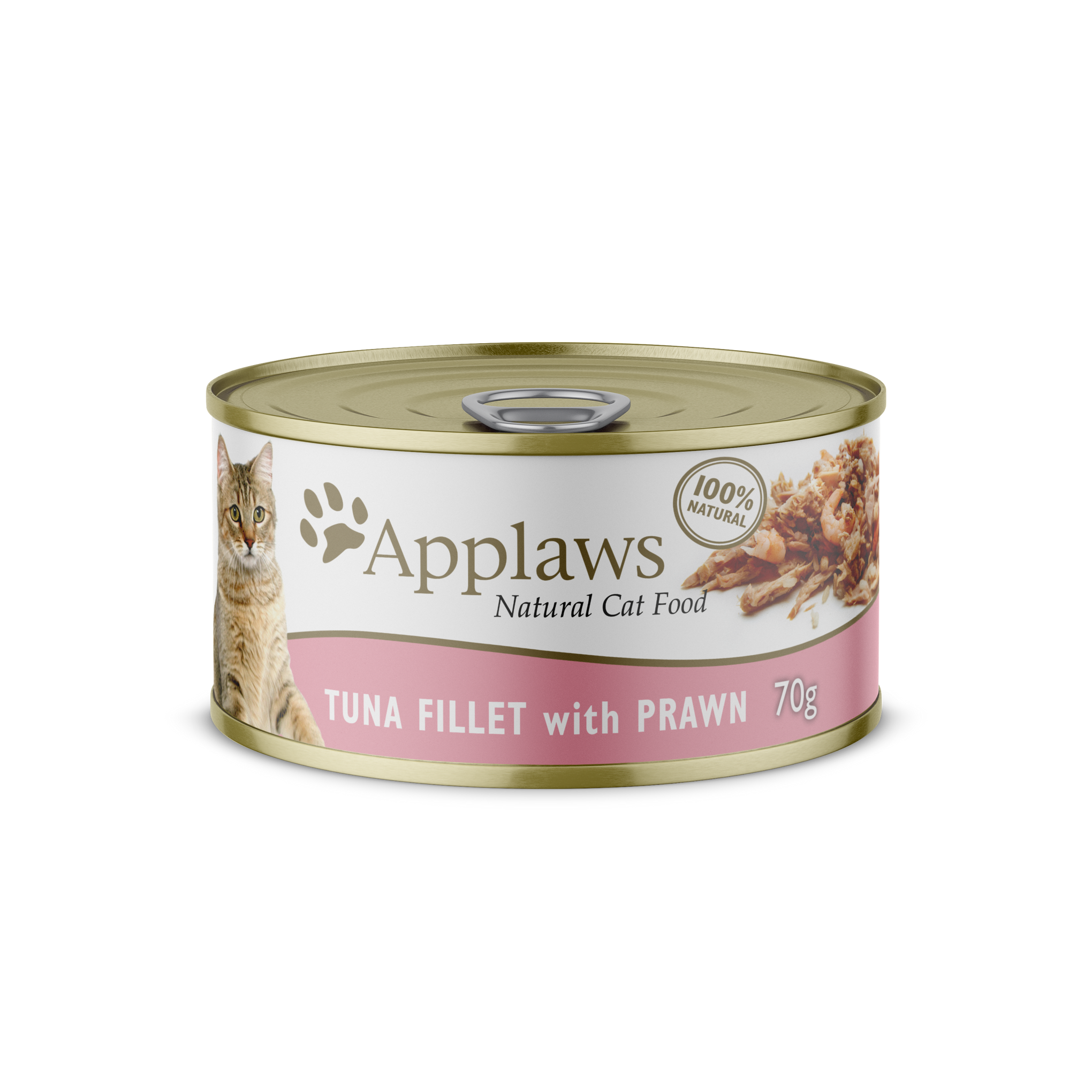 Applaws Natural Wet Cat Tin Tuna & Prawn 70g x 24
