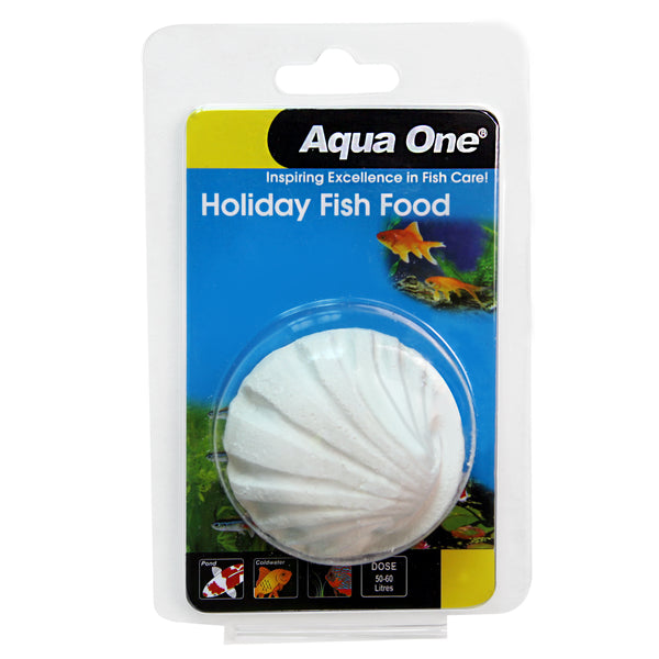 Aqua One Block Holiday Fish Food 40g