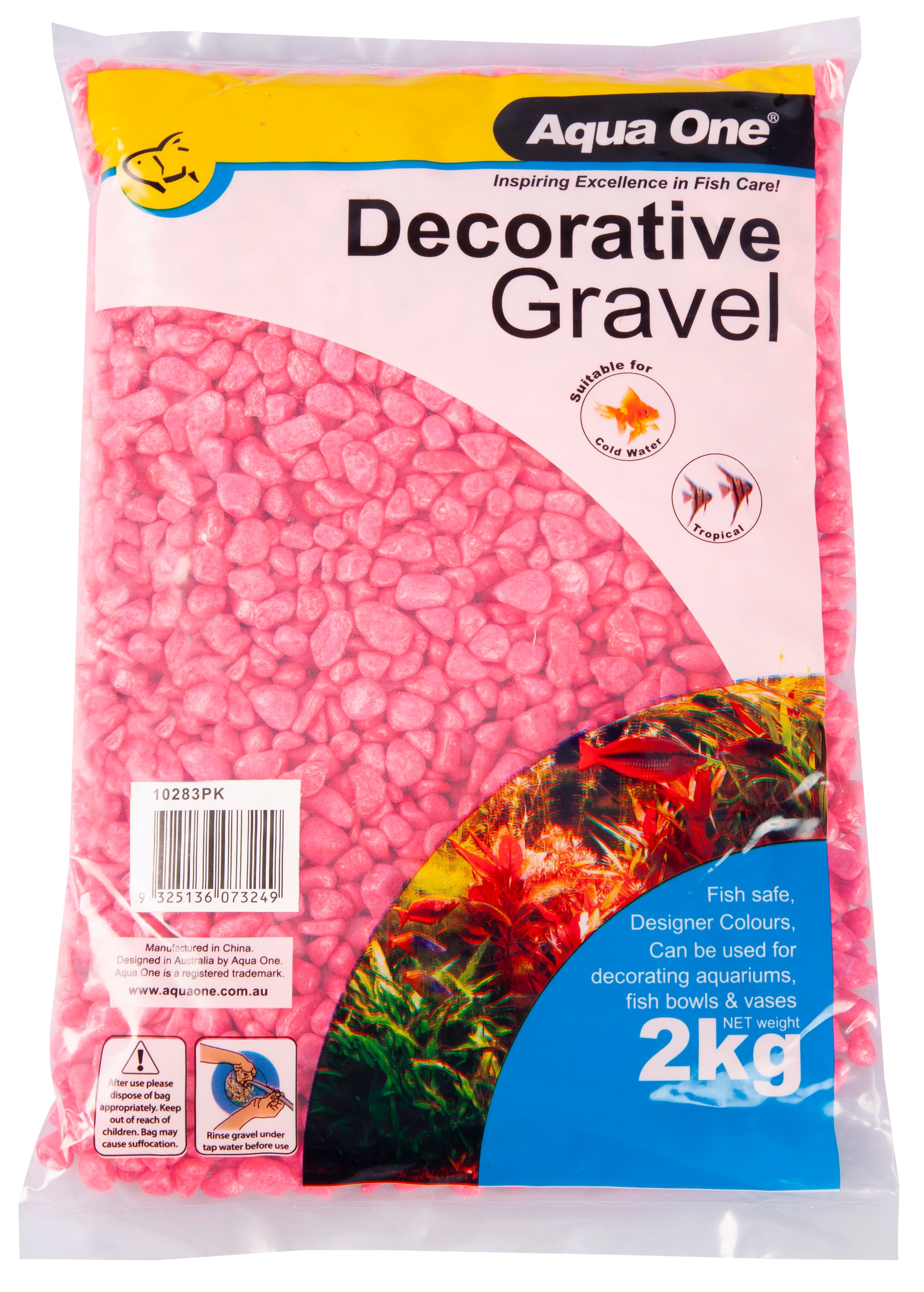 Aqua One Decorative Gravel Pink 2kg