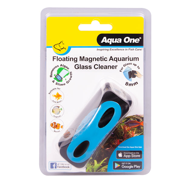 Aqua One Floating Magnet Cleaner Medium For Up 8mm Glass