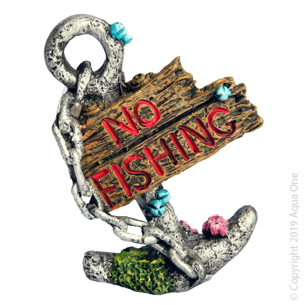 Aqua One Ornament Anchor No Fishing
