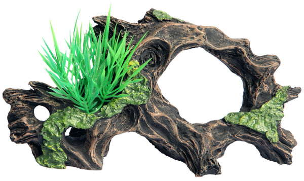 Aqua One Ornament Driftwood With Plant