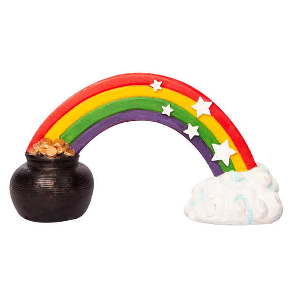 Aqua One Ornament Rainbow with Pot of Gold Medium