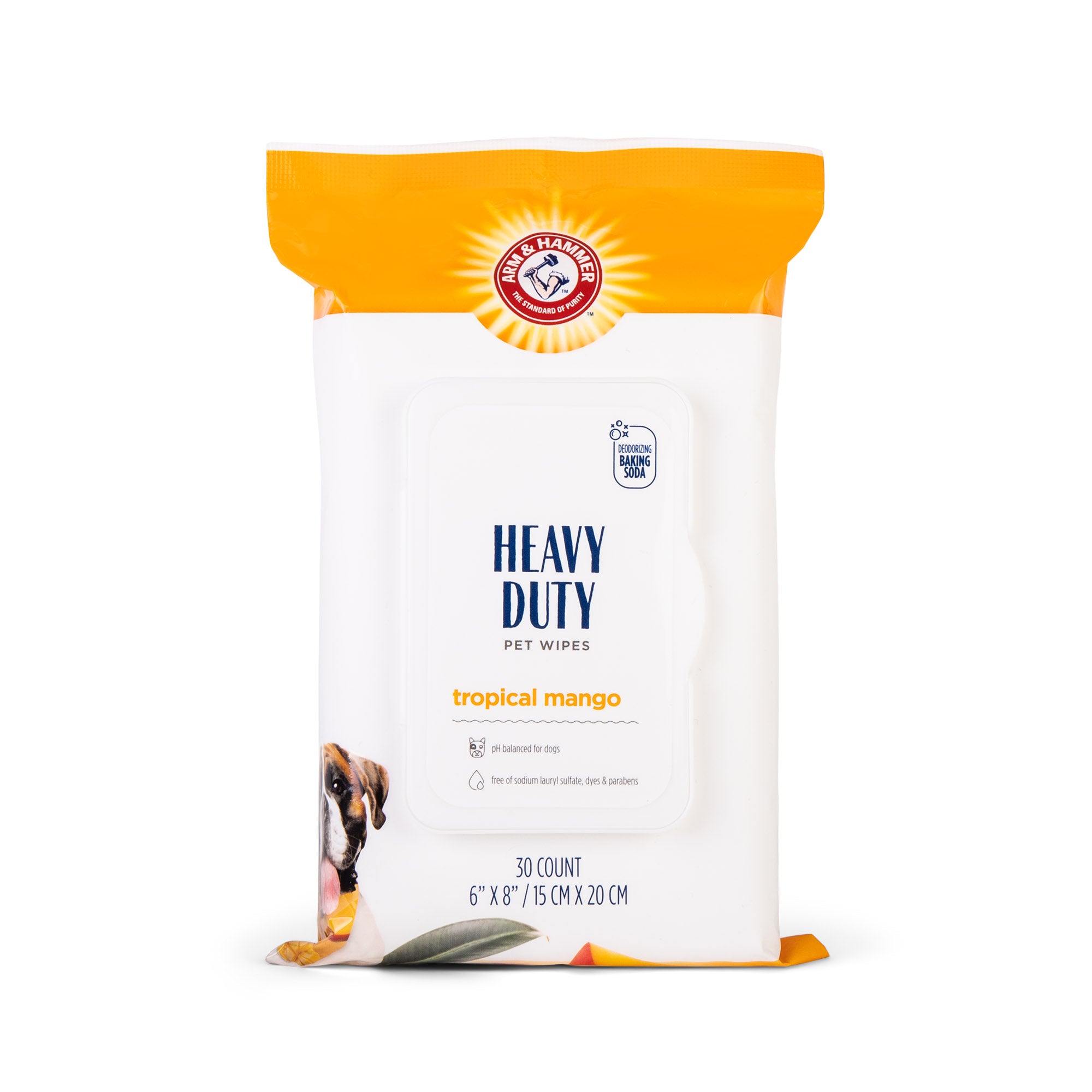 Arm and Hammer Heavy Duty Pet Wipes Mango