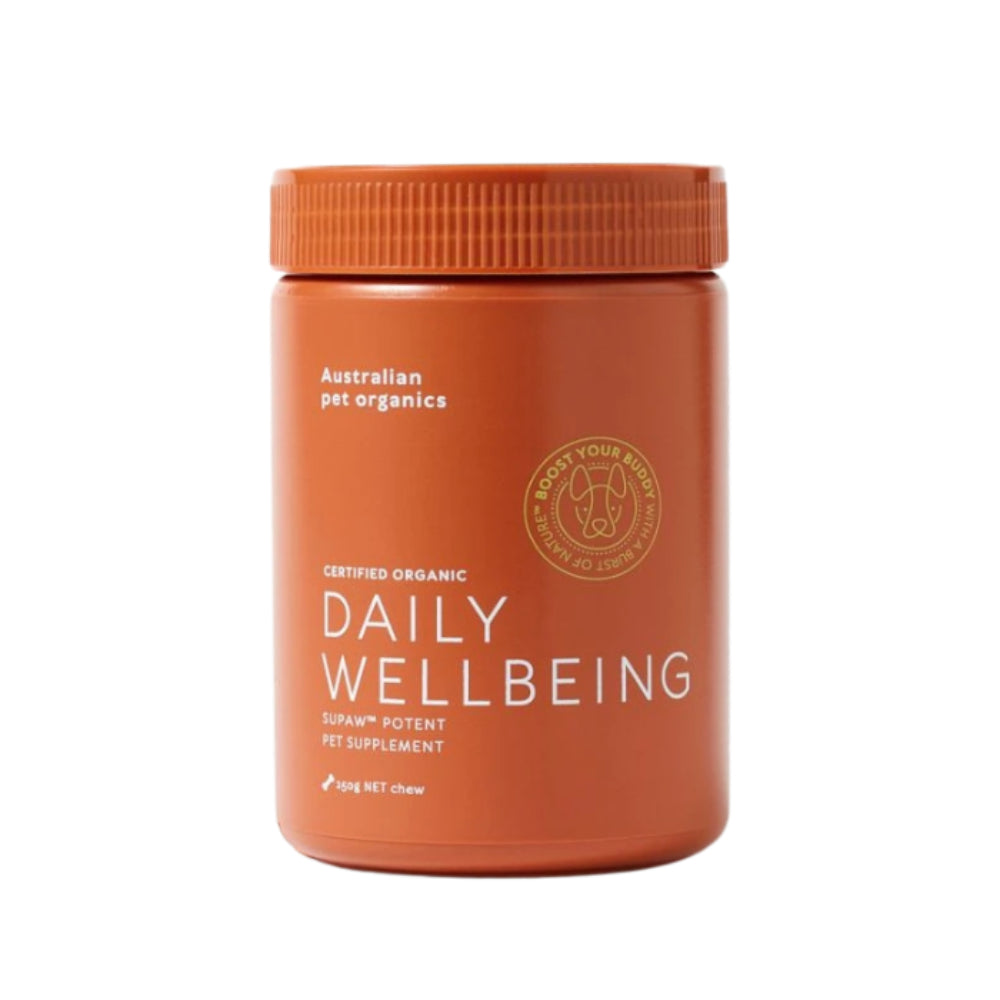 Australian Pet Organics Daily Wellbeing Vitamin Chew Dog Supplement 250g