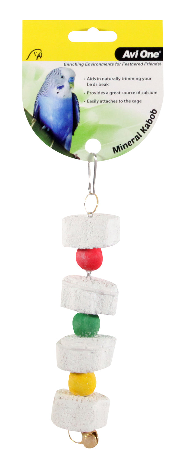 Avi One Bird Toy Mineral Flower Kabob