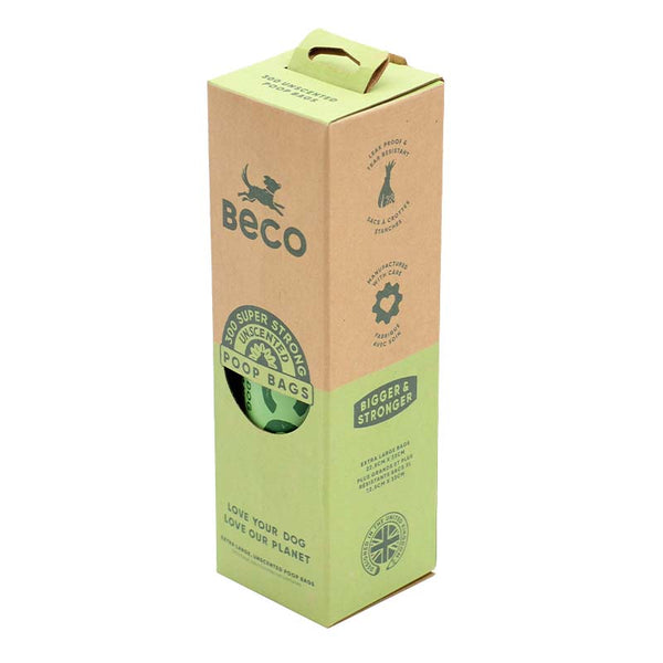 Beco Unscented Poop Bags Grab-and-Go 300 Pack Roll