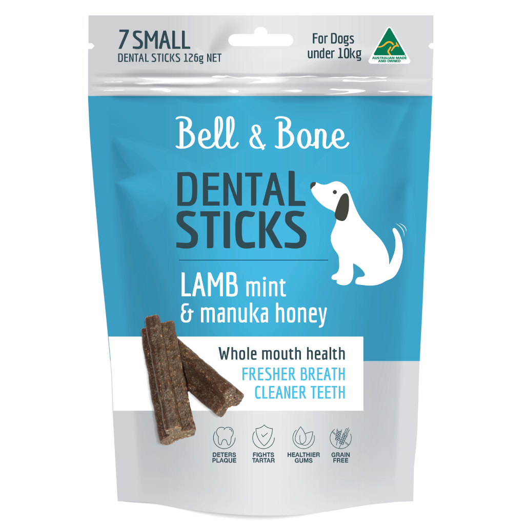 Bell & Bone Dog Dental Sticks Lamb Mint and Manuka Honey