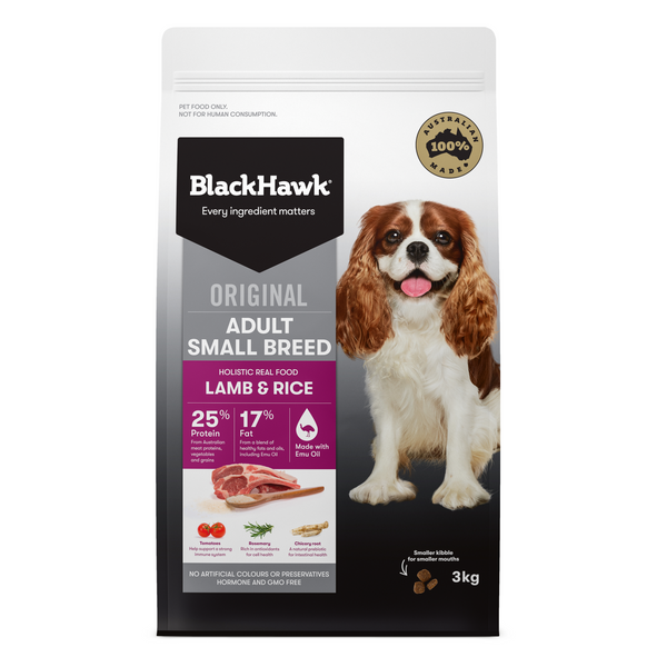 Black Hawk Original Adult Small Breed Lamb and Rice Dry Dog Food