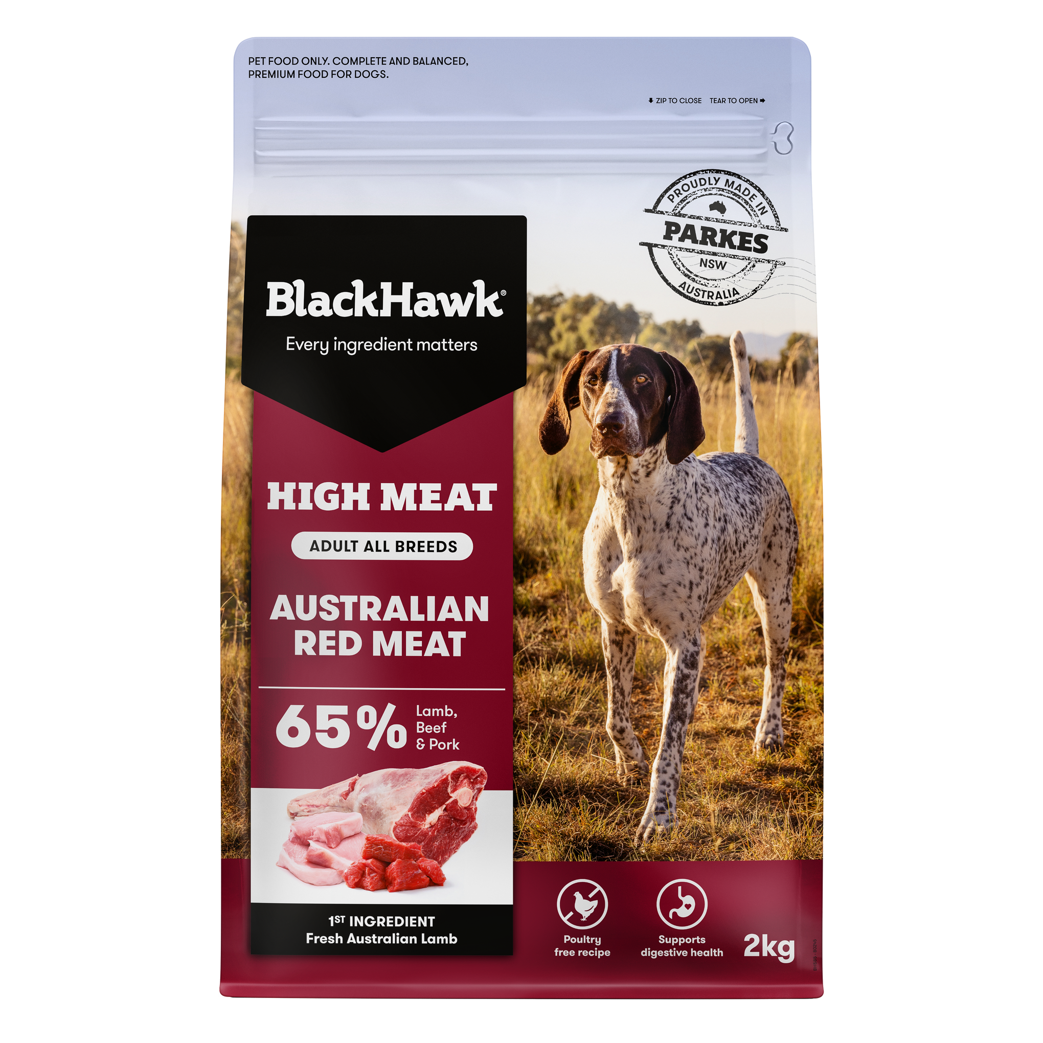 Black Hawk High Meat Australian Red Meat Recipe Dry Dog Food