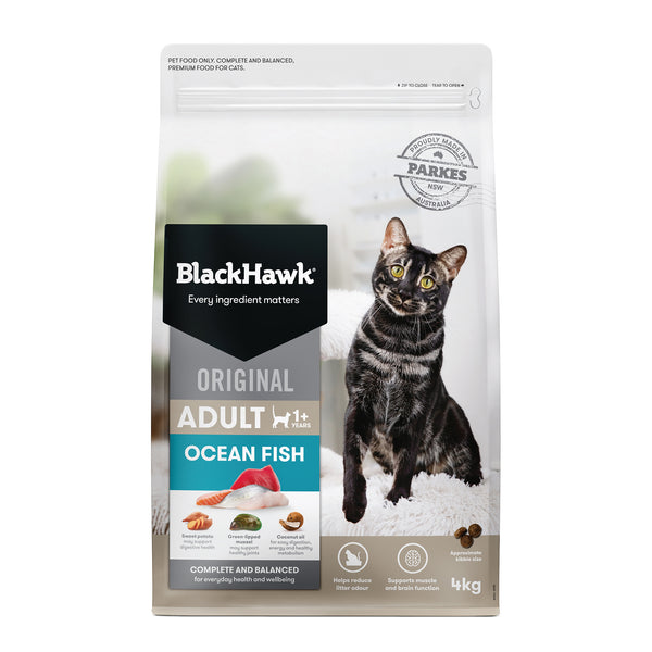 Black Hawk Original Adult Ocean Fish Dry Cat Food