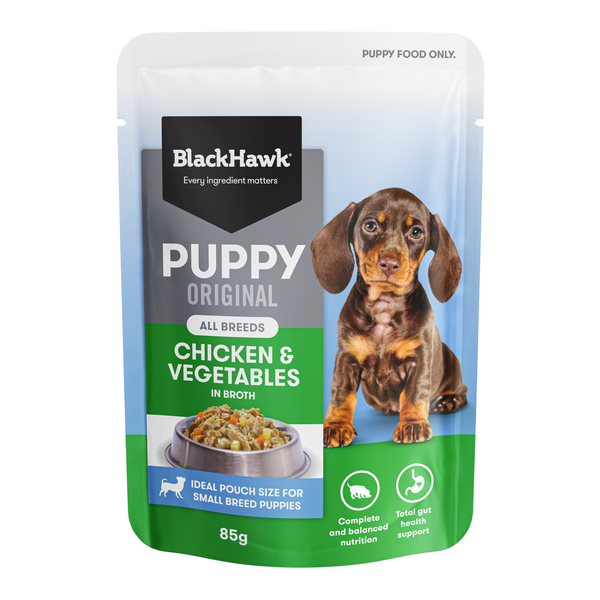 Black Hawk Original Puppy Chicken & Vegetables Wet Food