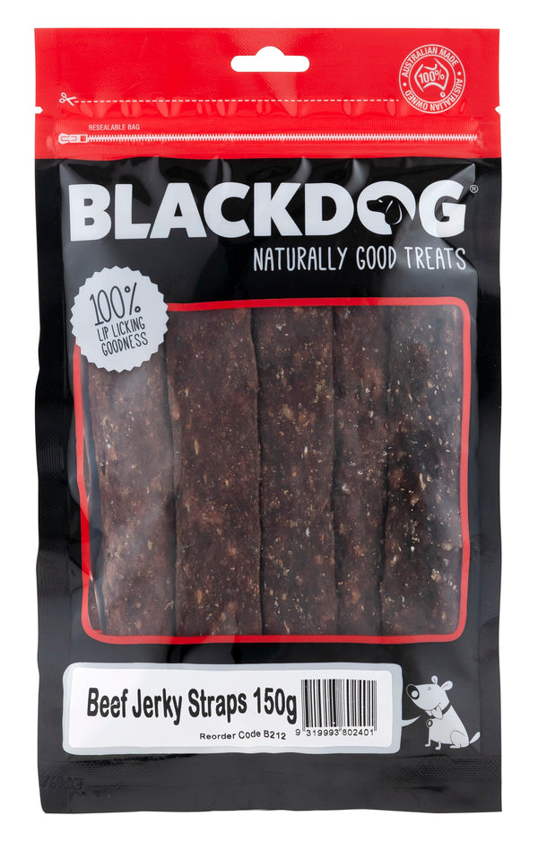 Blackdog Beef Jerky Straps Dog Treat