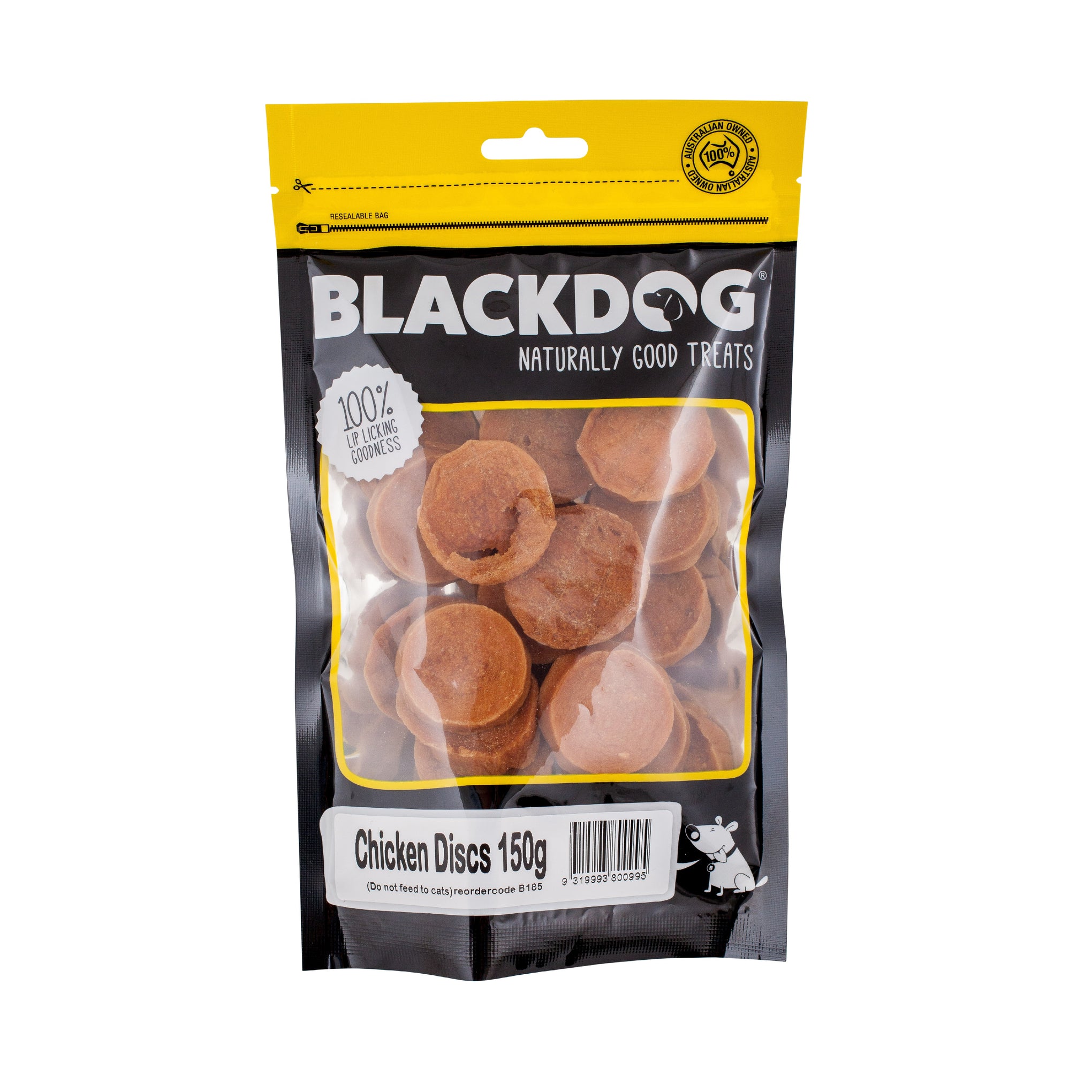 Blackdog Chicken Discs Dog Treat 150g