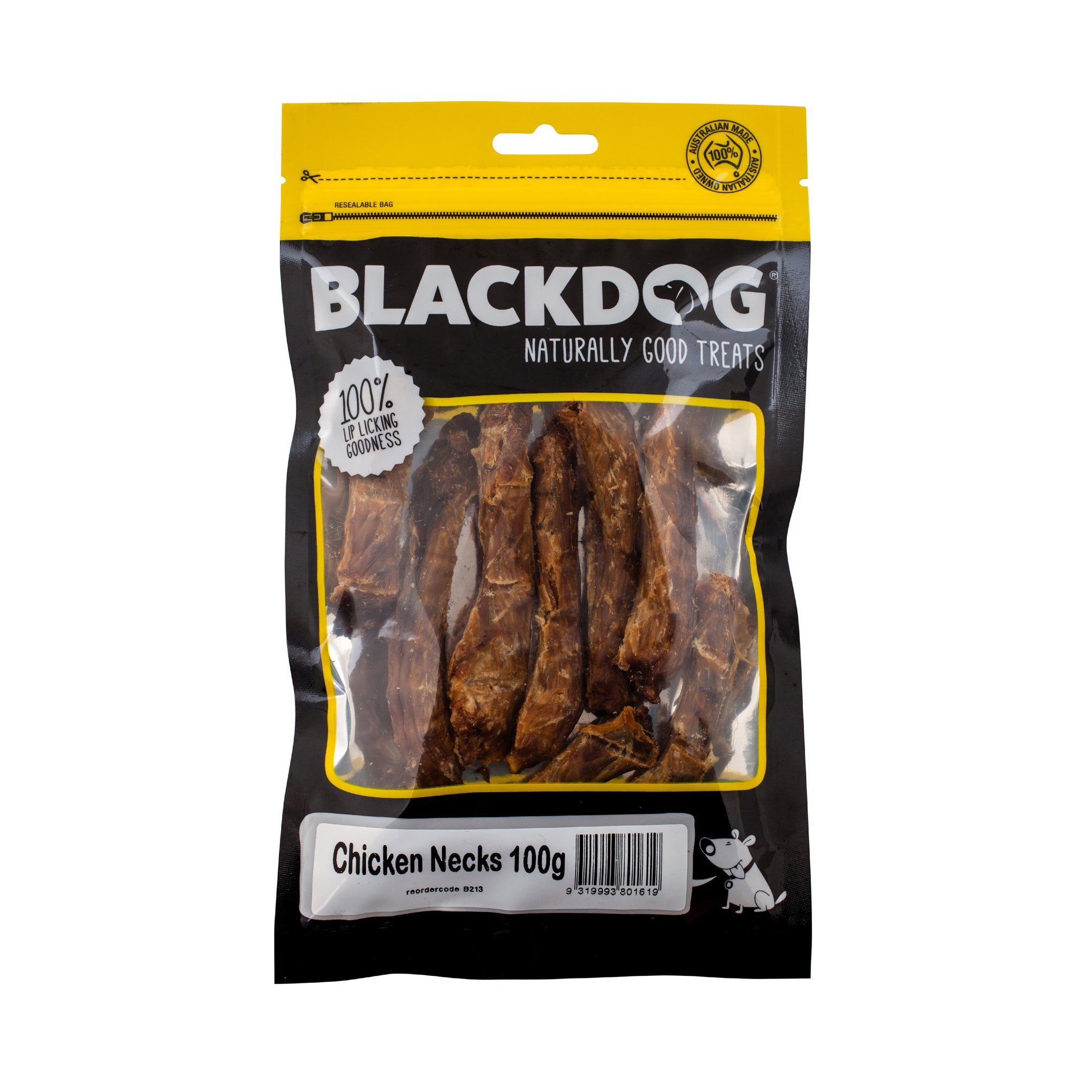 Blackdog Chicken Necks Dog Treat