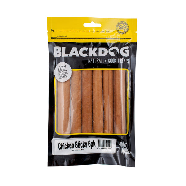Blackdog Chicken Sticks Dog Treat 6 Pack