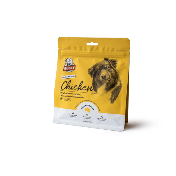Bugsy Air Dried Dog Food Chicken