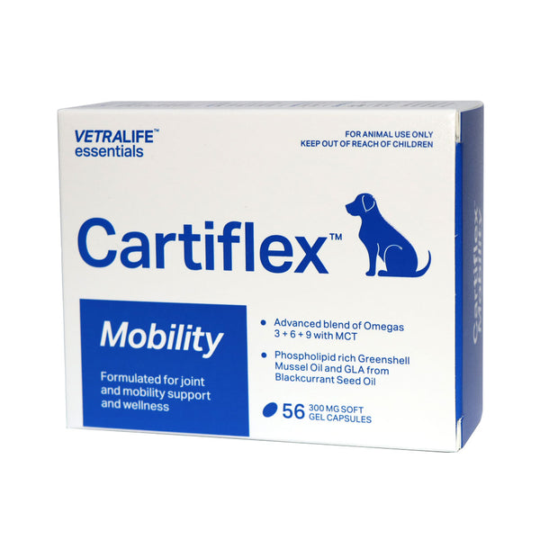 Cartiflex Joint Mobility Support Capsules for Dogs 300mg 56 Pack