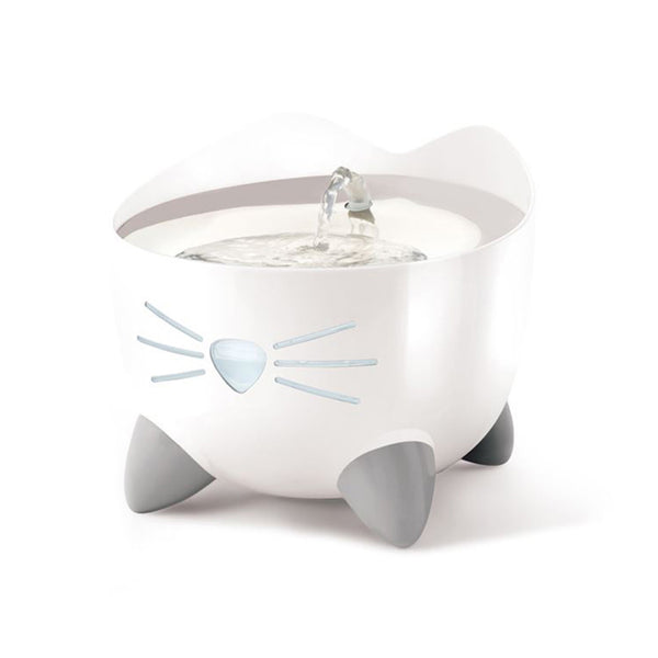 Catit Pixi Cat Fountain White with Stainless Steel