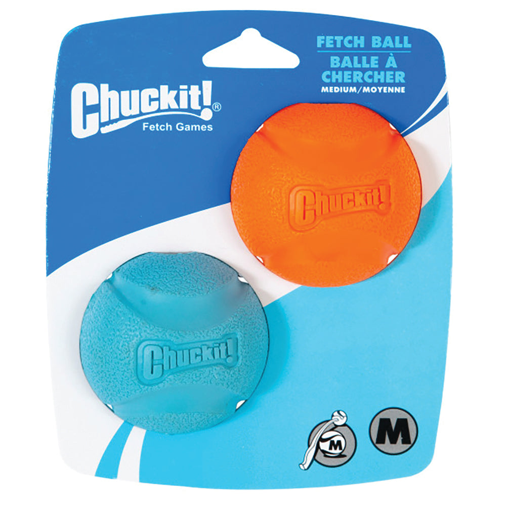 Chuckit! Fetch Ball Medium 2 Pack Dog Toy