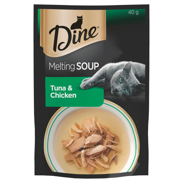 Dine Melting Soups Cat Adult Bonito & Chicken 40g