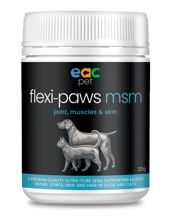 EAC Animal Care Flexi-Paws Ultra Pure MSM Joint Supplement for Dogs and Cats