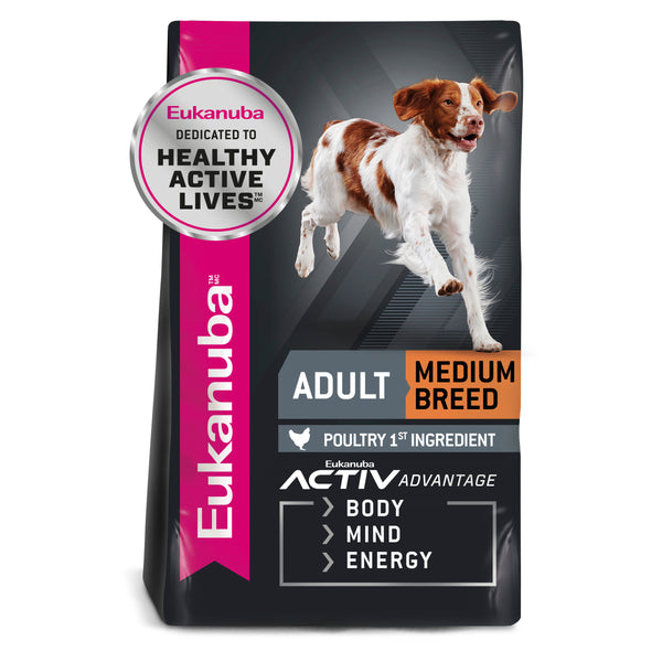Eukanuba Adult Medium Breed Dry Dog Food 15kg