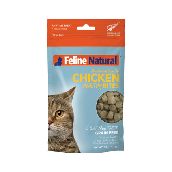 Feline Natural Grain Free Freeze Dried Cat Treats Chicken 50g