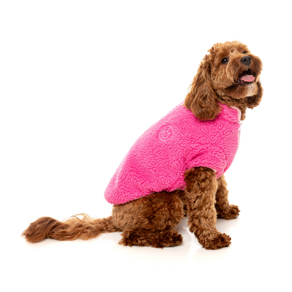 FuzzYard Basecamp Dog Jacket Pink
