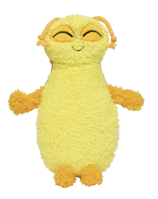 FuzzYard Belly The Bed Bug Yellow Dog Toy Small