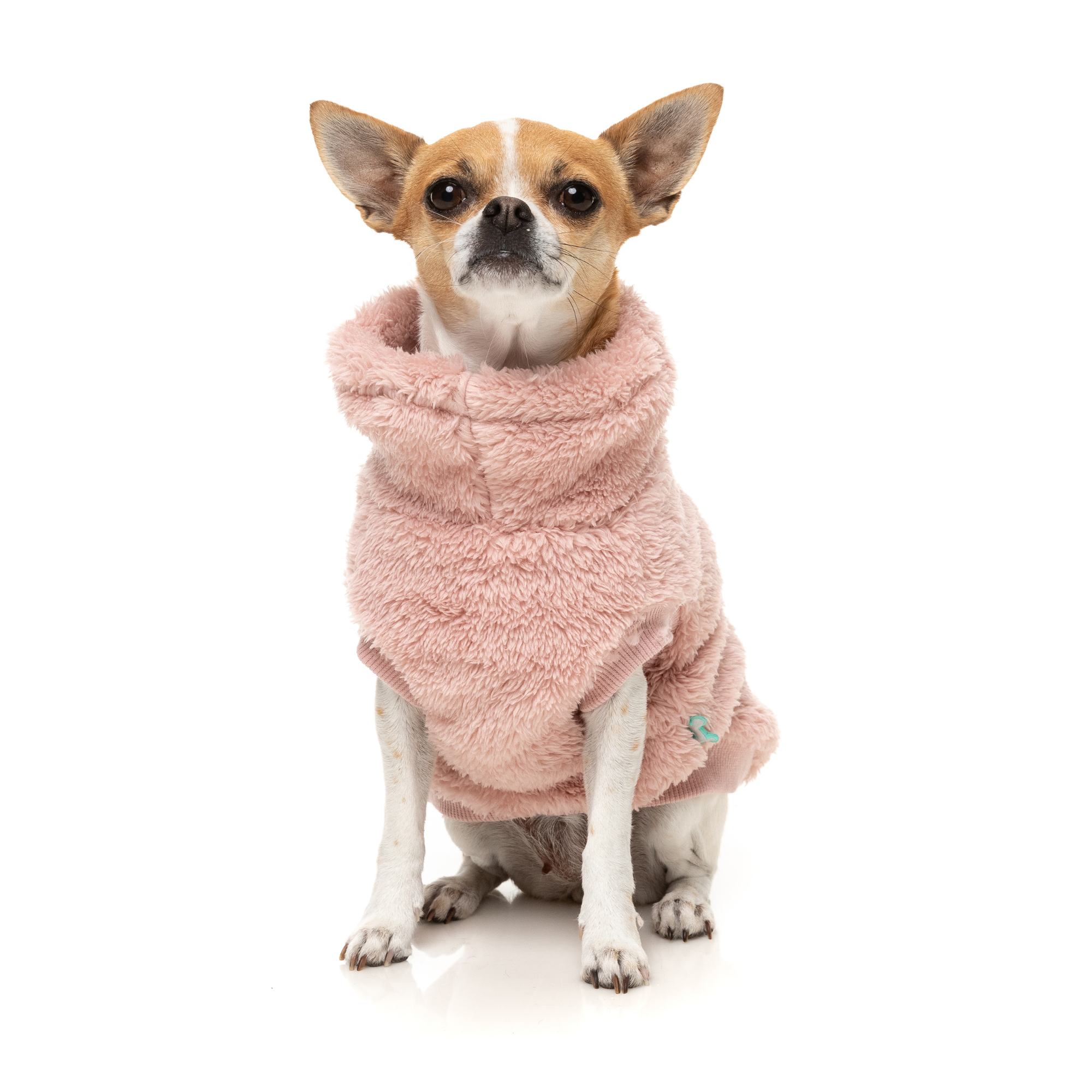 FuzzYard Turtle Teddy Dog Sweater Blossom Pink