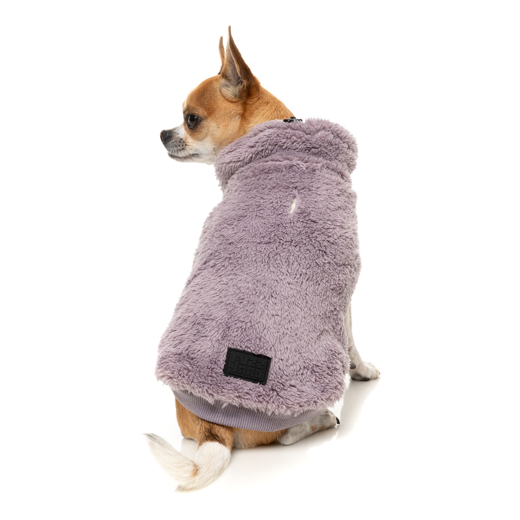 FuzzYard Turtle Teddy Dog Sweater Lavender