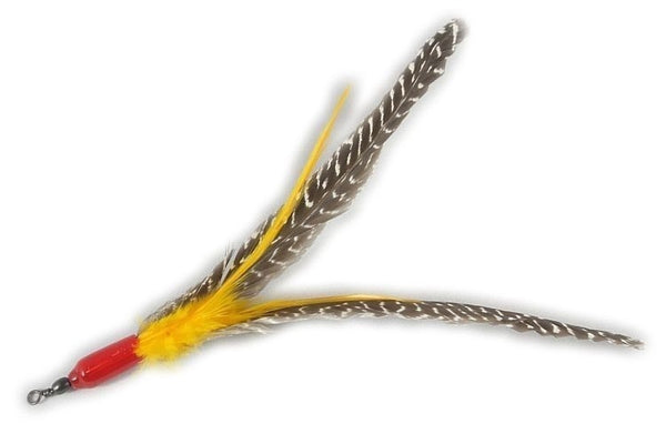 Go Cat Da Bird Feather Replacement Pheasant Flyer Cat Toy