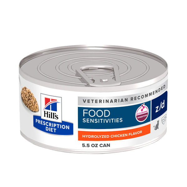 Hill's Prescription Diet z/d Skin/Food Sensitivities Canned Cat Food 156g x 24