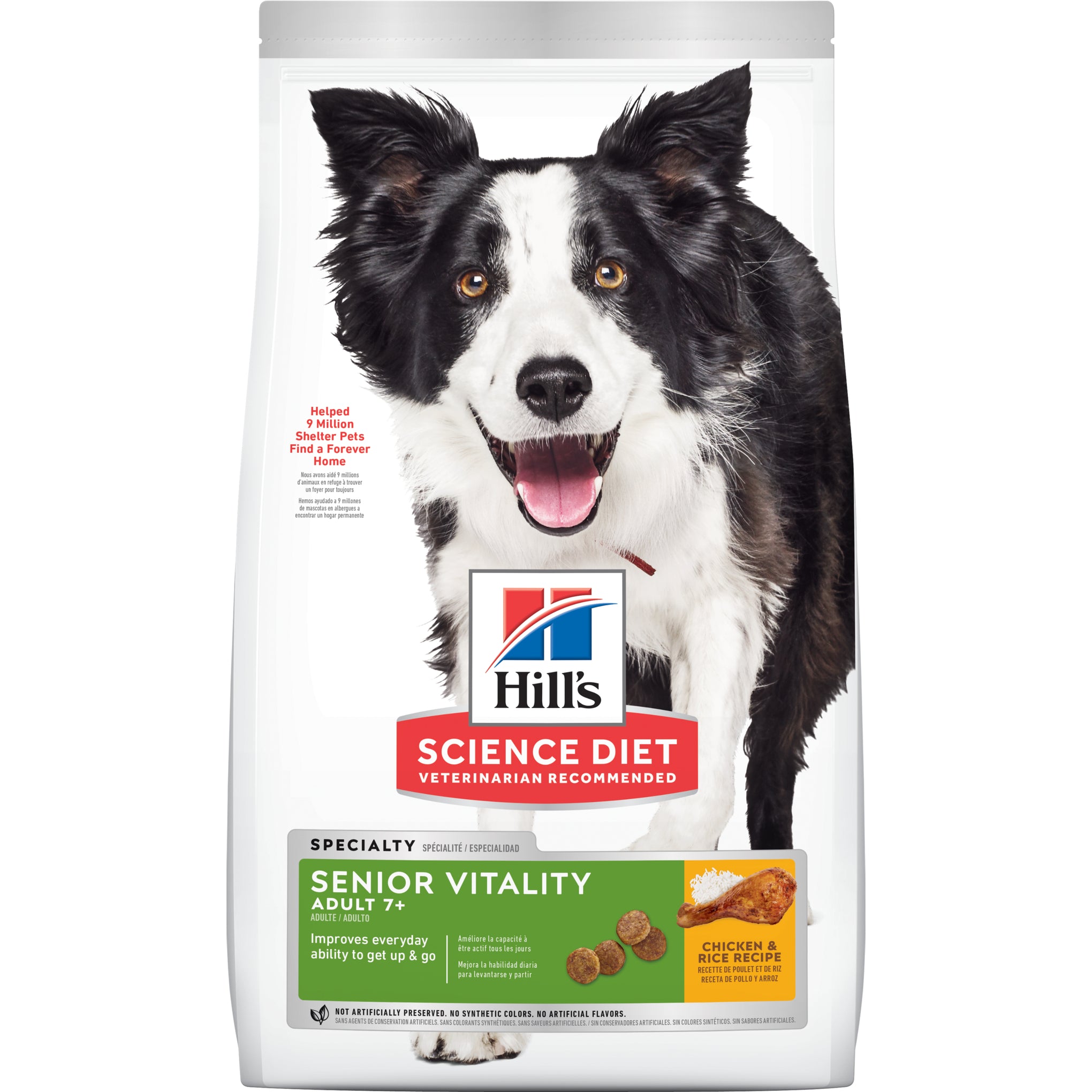 Hill's Science Diet Adult 7+ Senior Vitality Dry Dog Food 5.67kg
