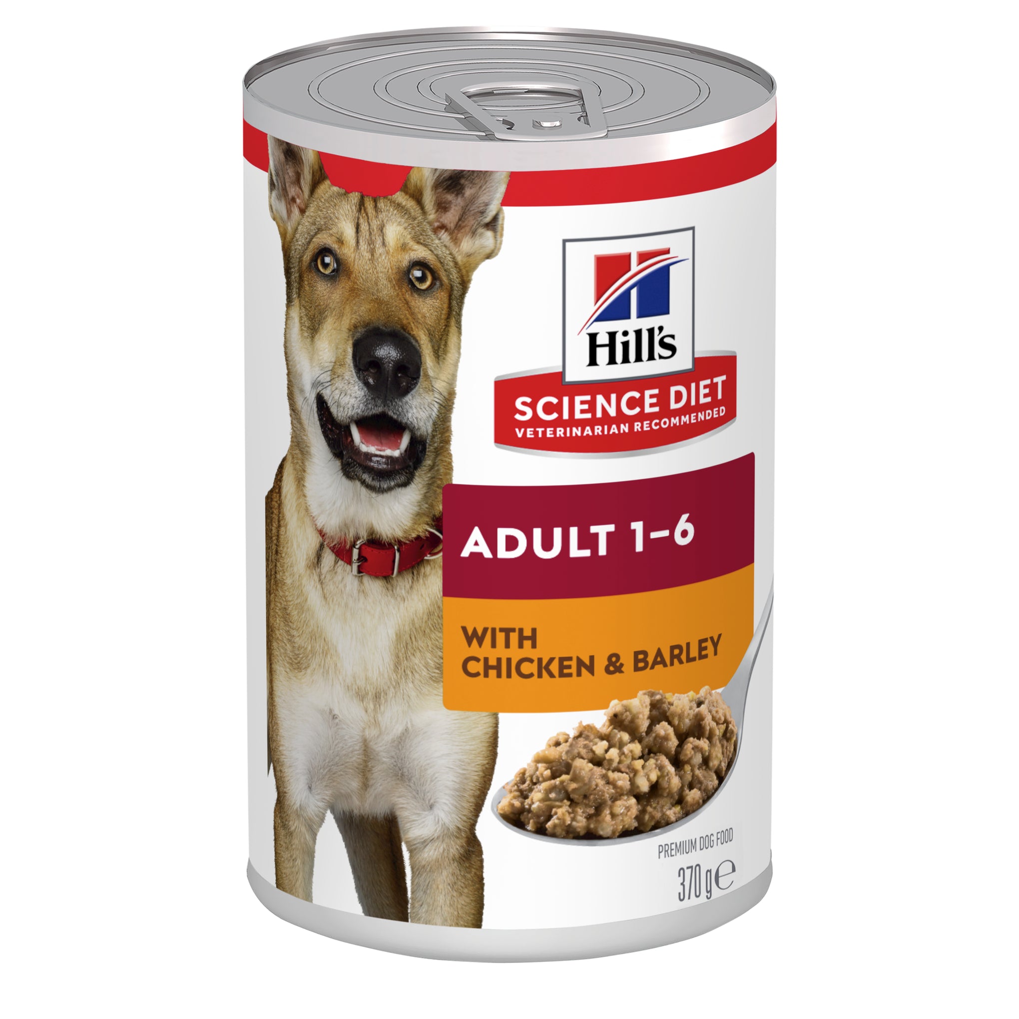 Hill's Science Diet Adult Chicken & Barley Canned Dog Food 370g x 12