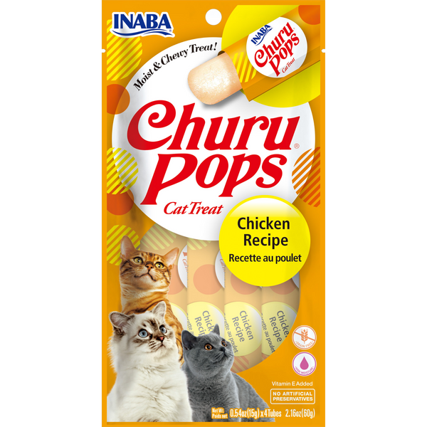 Inaba Cat Treat Churu Pops Chicken 60g