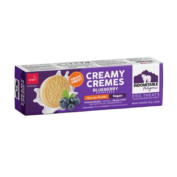 Indomitable Patagonia Creamy Cremes Blueberry Grain Free Dog Treats 120g