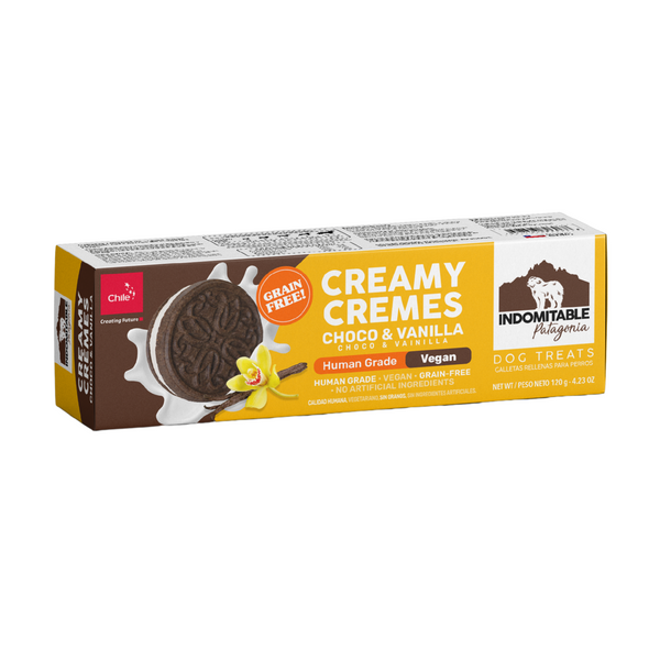 Indomitable Creamy Cremes Choco Vanilla Grain Free Dog Treats 120g