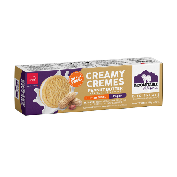 Indomitable Patagonia Creamy Cremes Peanut Butter Grain Free Dog Treats 120g